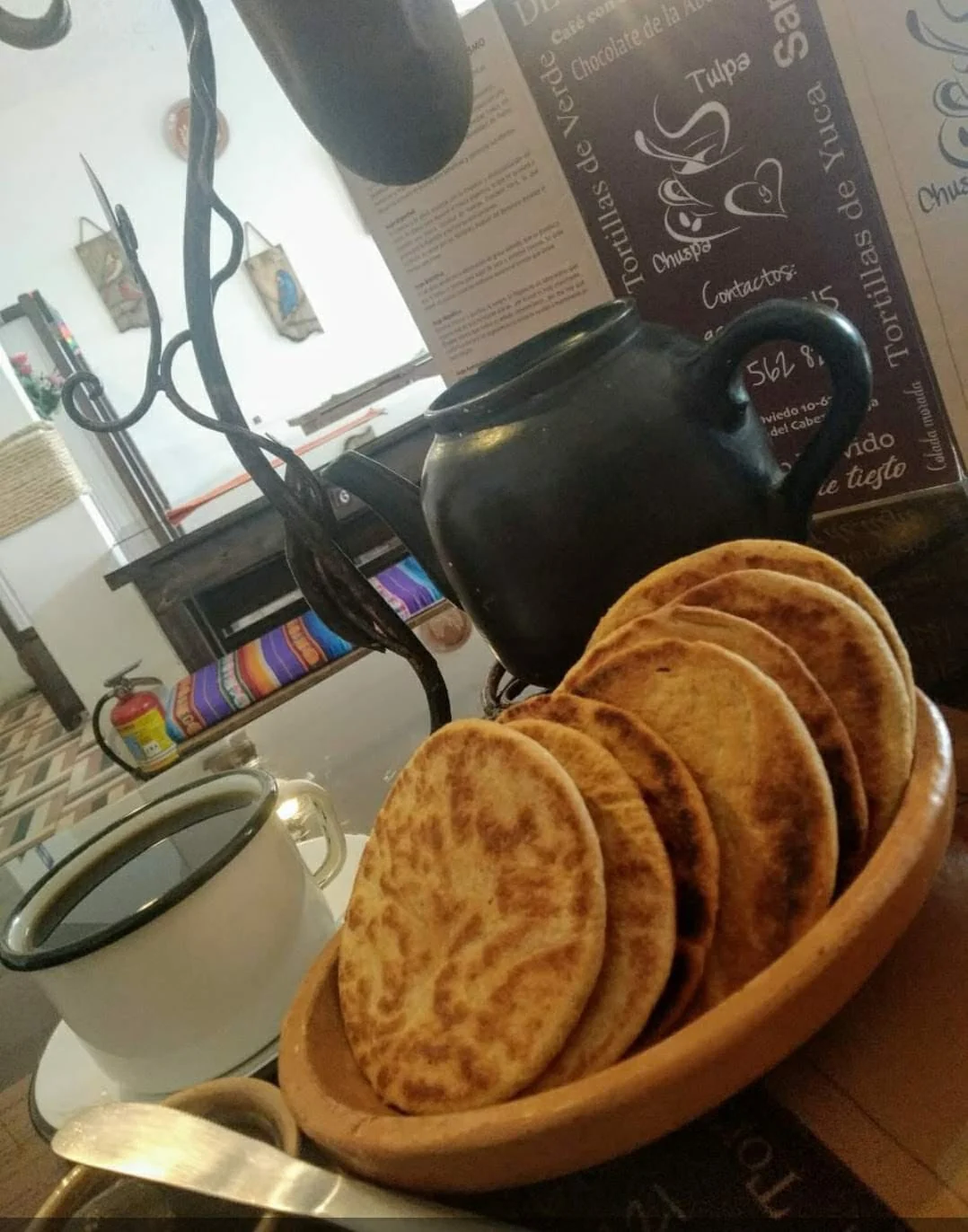 Tortillas de tiesto para servicios especiales